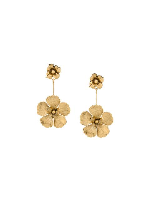 Kalinar flower-drop earrings