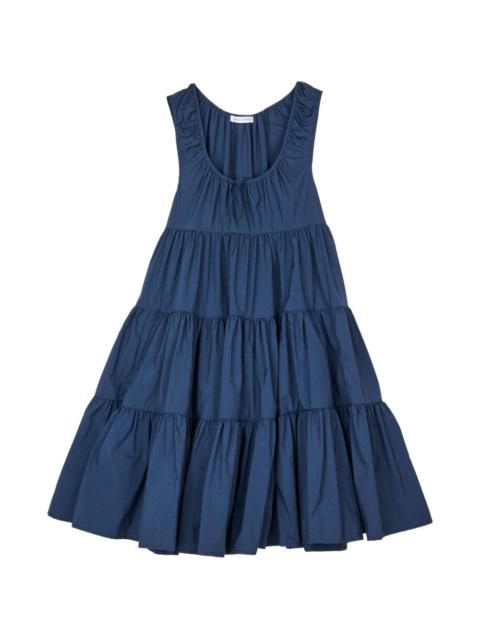 CECILIE BAHNSEN crinkled tiered dress