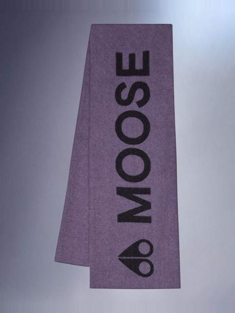 MOOSE KNUCKLES LOGO SCARF