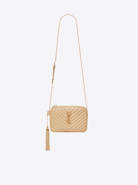 SAINT LAURENT lou camera bag in quilted leather