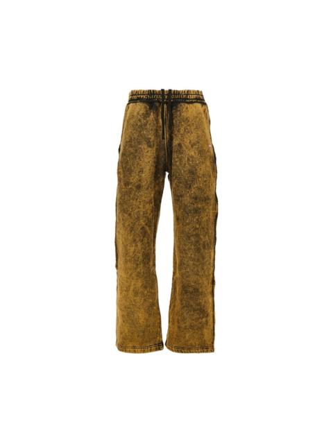 Diesel COTTON-BLEND RELAXED FIT TRACK PANTS