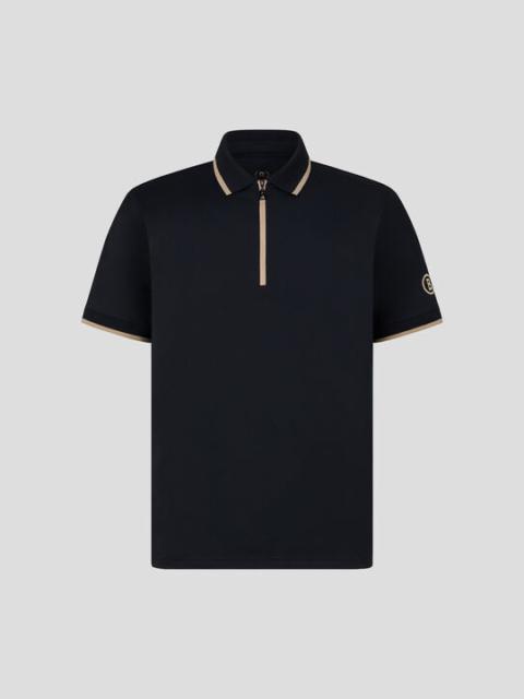 Cody Functional polo shirt in Black