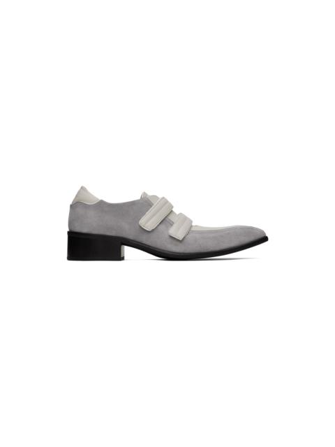 Martine Rose Off-White & Gray Sporty Snout Loafers