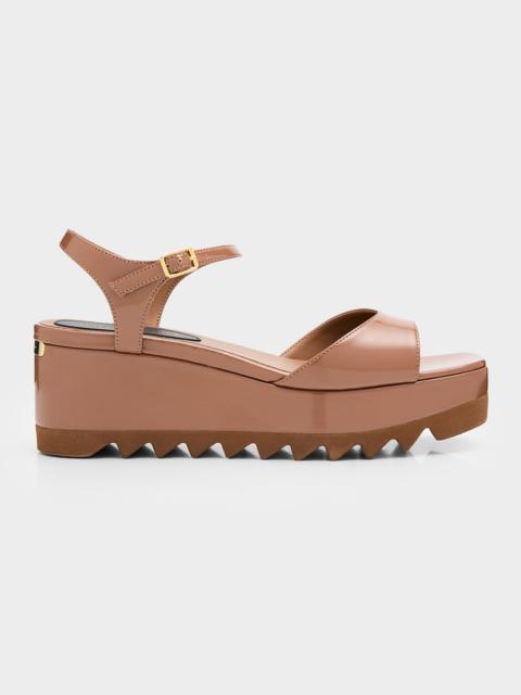 Stella McCartney 55mm Elyse Patent Platform Sandals