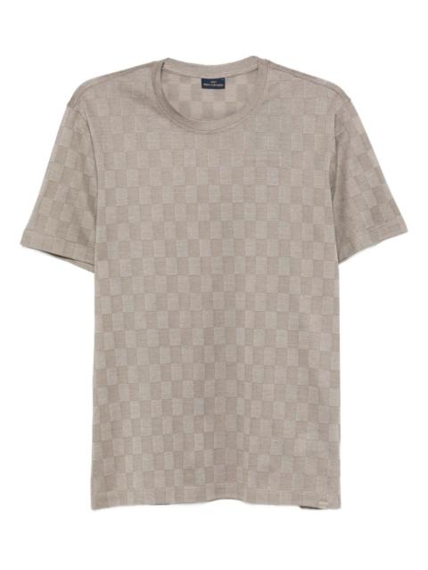 Paul & Shark checked cotton T-shirt