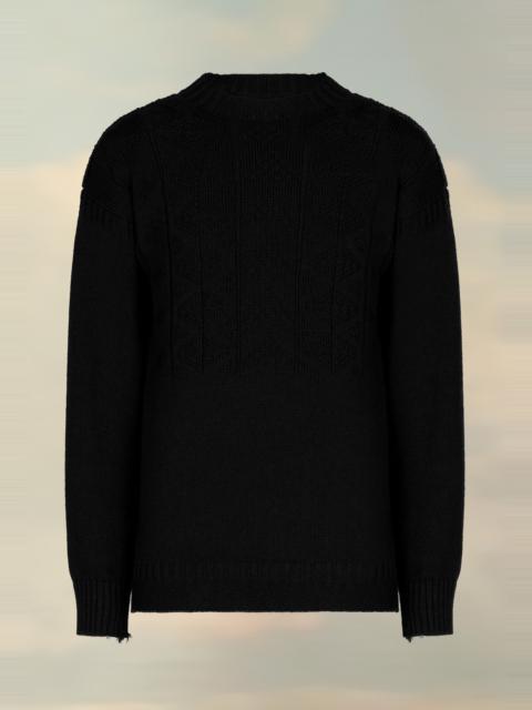 Maison Margiela Textured Knit Sweater