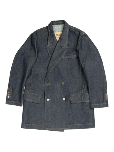 Kort double-breasted denim jacket