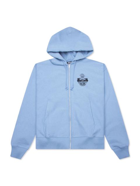 Stüssy BUILT TO LAST ZIP HOODIE - SLATE
