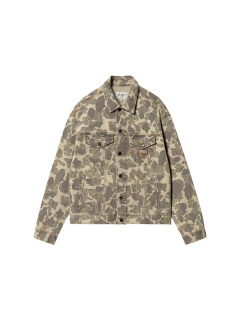 Carhartt Carhartt WIP Duck Camo Helston Jacket Bleached Black