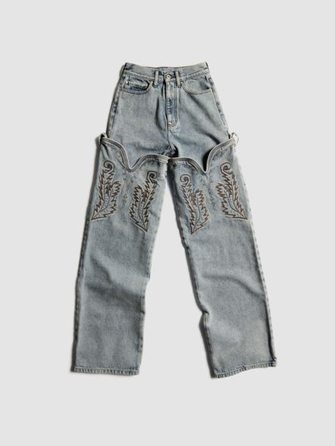Y/Project Cowboy High Cuff Jeans