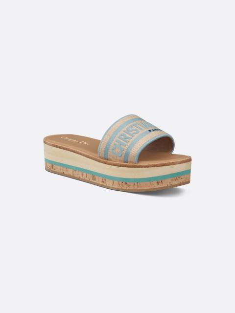 Dior Dioriviera Dway Platform Slide