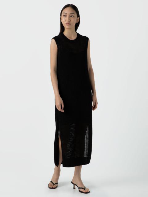 Sunspel Linen Mesh Dress