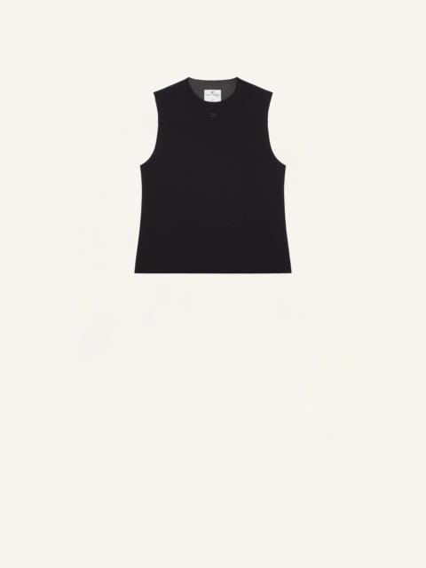 courrèges WOOL SLEEVELESS TOP