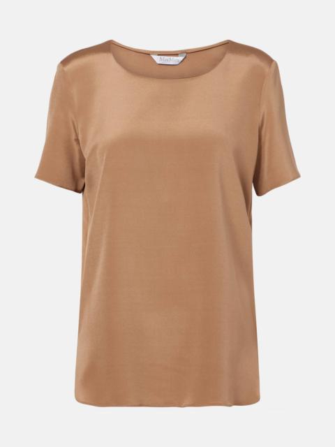 Aris silk-blend T-shirt