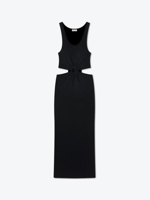Nanushka DIONE - Cutaway waist dress - Black
