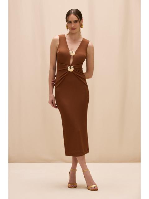 PatBO CORA KNIT MIDI DRESS