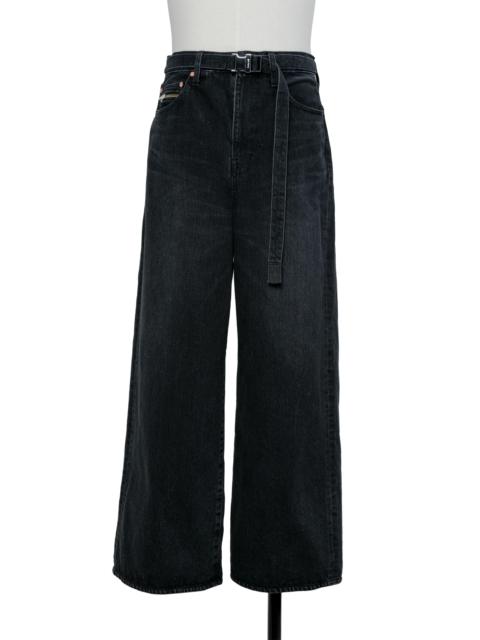 sacai Wide Denim Pants