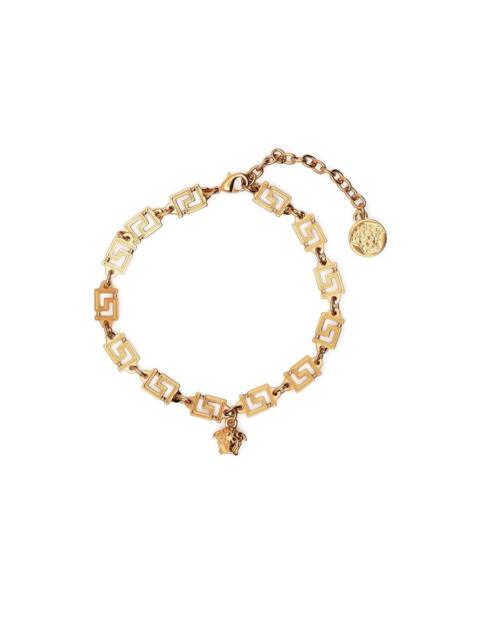 VERSACE 'Greca' charm-detail bracelet