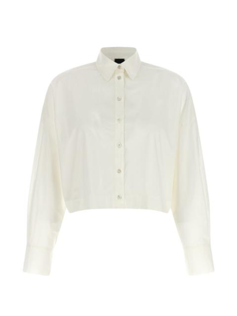 PINKO back curls cropped shirt