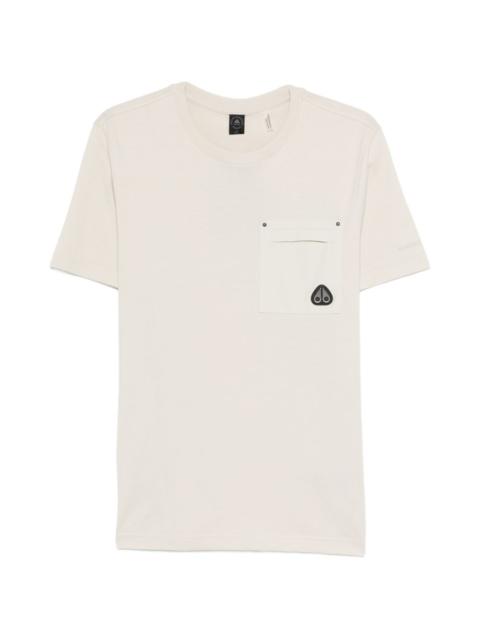 MOOSE KNUCKLES logo-appliqué  T-shirt