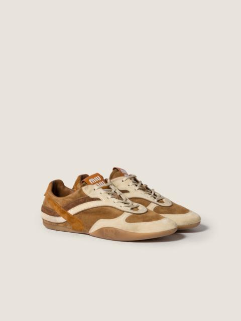Miu Miu Gymnasium suede sneakers