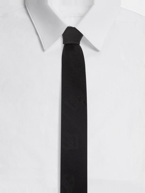 Dolce & Gabbana 6-cm silk jacquard blade tie with DG logo