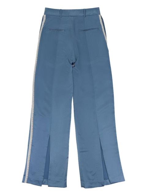 Rhude Stadium contrasting-trim "Blue/White" trousers