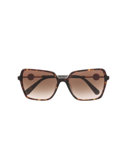 VERSACE Medusa-embellished square sunglasses