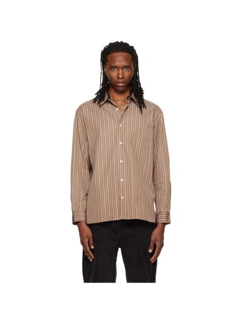 A.P.C. Brown Malo Logo Shirt