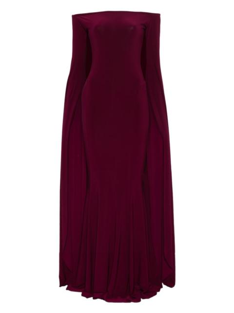 NORMA KAMALI long-sleeve maxi dress