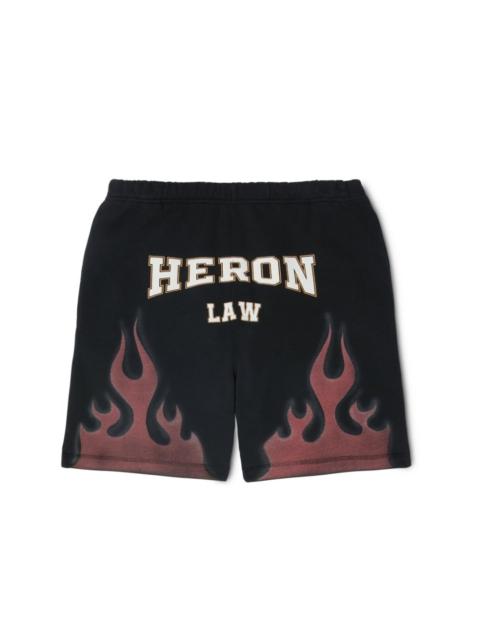Heron Preston Heron Law Flames Sweatshorts