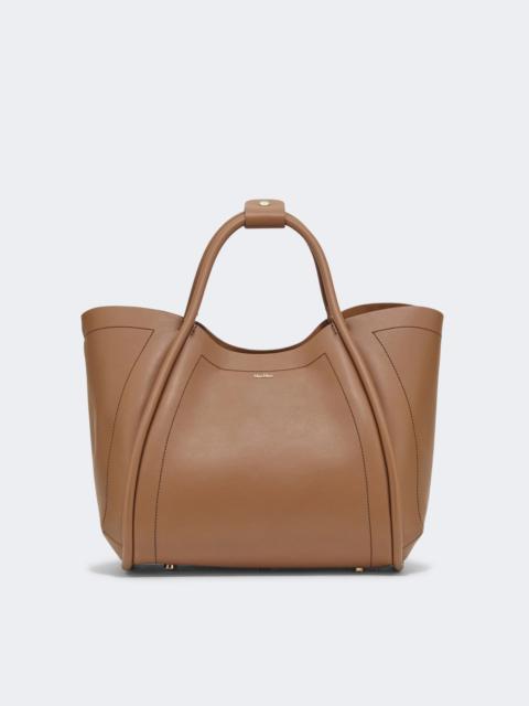 Max Mara MARINM Medium leather Marine bag - BROWN BRONZE