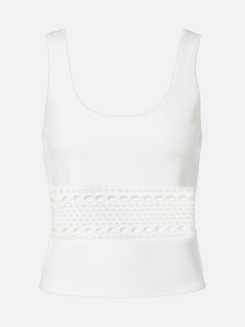 SIMKHAI Fitzgerald open-knit tank top