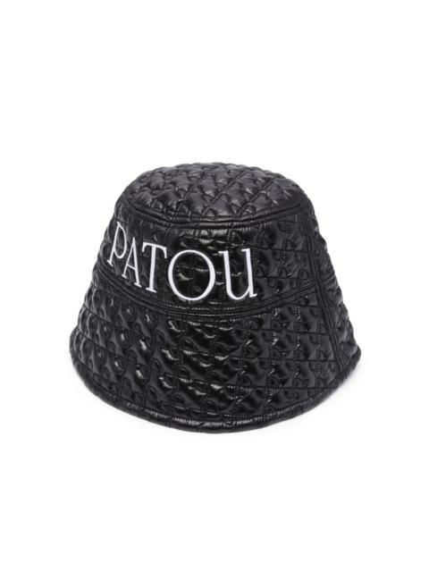PATOU embroidered-logo bucket hat