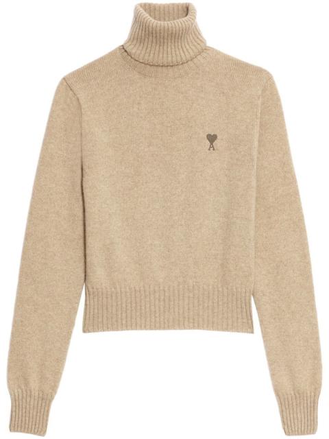 AMI Paris Turtleneck Ami De Coeur Sweater
