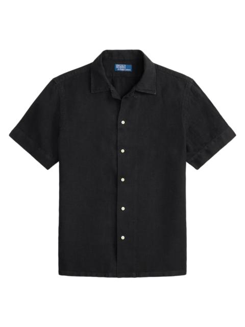 Polo Ralph Lauren Men's Classic-Fit Linen Camp Shirt - Polo Black