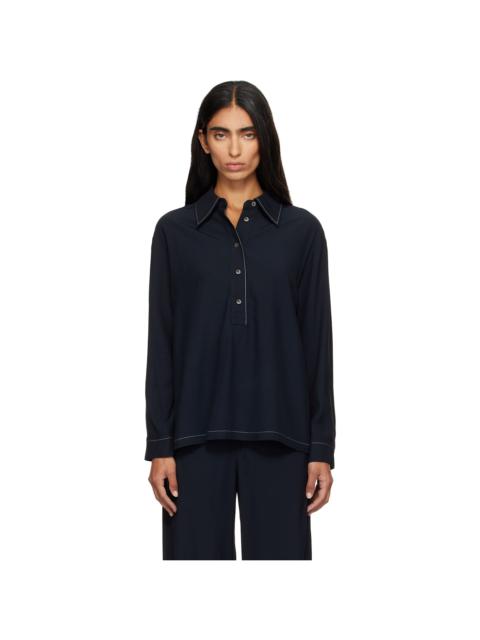 A.P.C. Navy Beauvoir Blouse