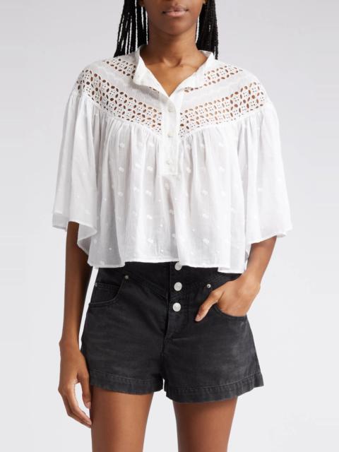 Safi Eyelet Embroidered Shirt