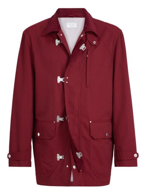 corduroy-collar cotton jacket