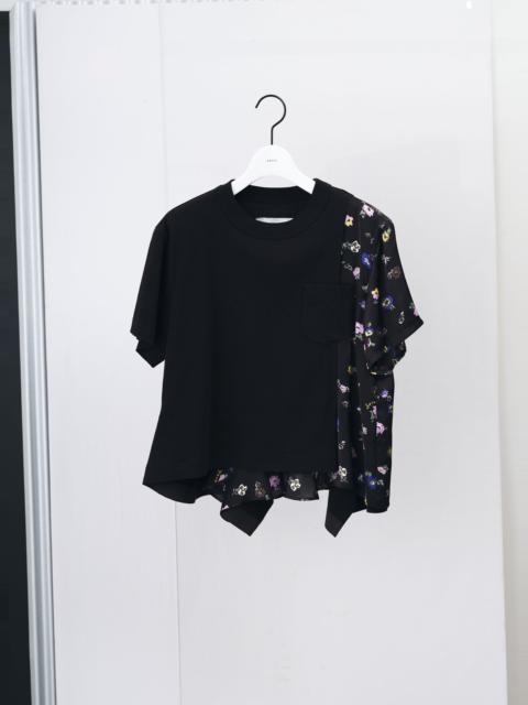 sacai Floral Print T-Shirt