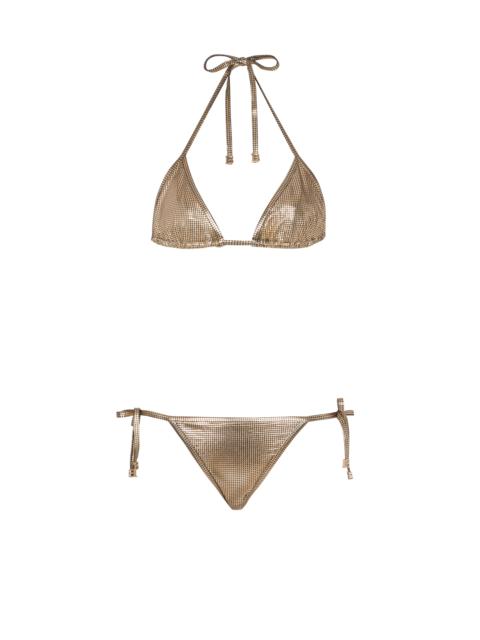 Balmain B triangle bikini