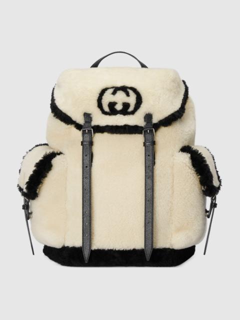 GUCCI Large backpack with Interlocking G