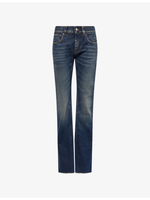 BALENCIAGA Slim-Fit Bootcut-Leg Denim Jeans