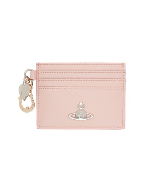 Vivienne Westwood Pink Charm Card Holder