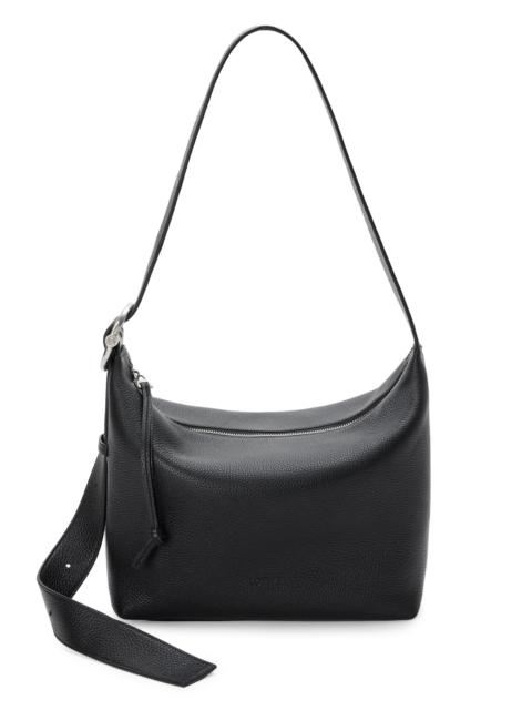 Loewe Men's Loop Hobo Leather Shoulder Bag - Black