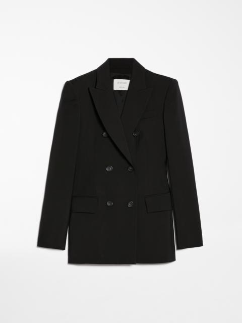 Sportmax ADAMO Double-breasted stretch wool blazer