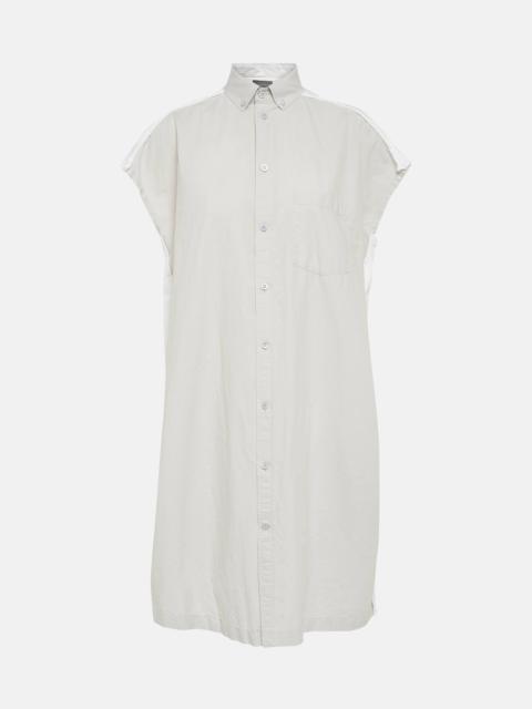 Oversized cotton shirt dress