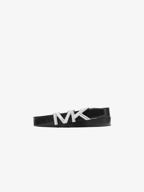 MICHAEL KORS Reversible Leather Belt