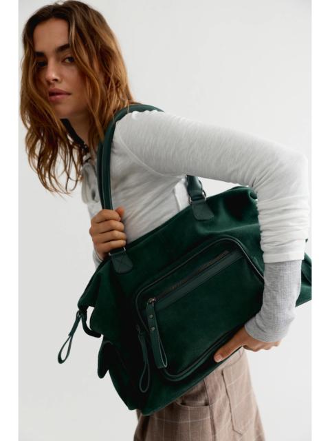 FREE PEOPLE Maya Suede Tote