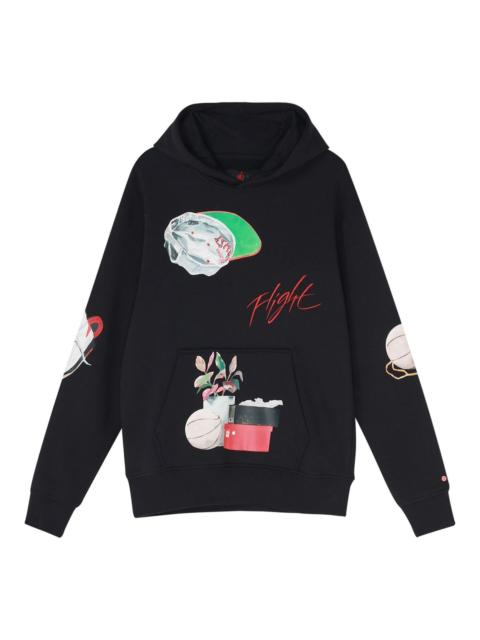 Jordan Men's Air Jordan Alphabet Printing Pullover Black DQ8044-010